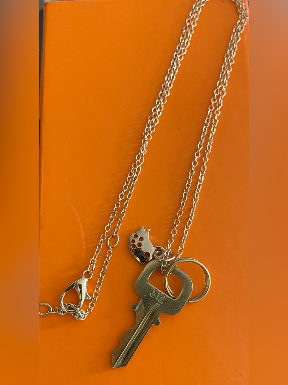 Louis Vuitton Key Charm Necklace - Gold Unbranded Chain